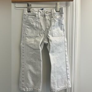 Old Navy girls 2T silver shimmer jeans with adjustable waist
